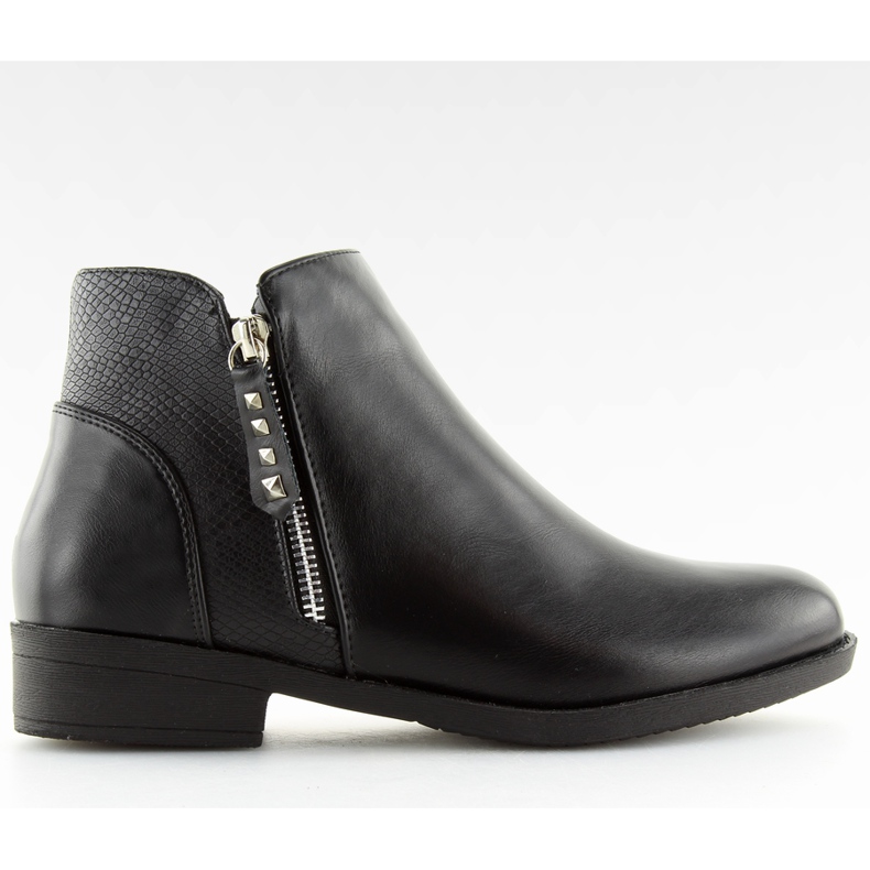 Bottines Chelsea noires pour femmes Q-33 Noir le noir Bottines Chelsea noires pour femmes Q-33 Noir le noir