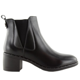 Bottines Chelsea noires, noir 8932 Noir