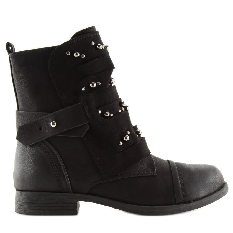 Bottes militaires noires 2194 Noir le noir