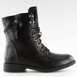 Bottines à lacets noir worky 168-177 noir