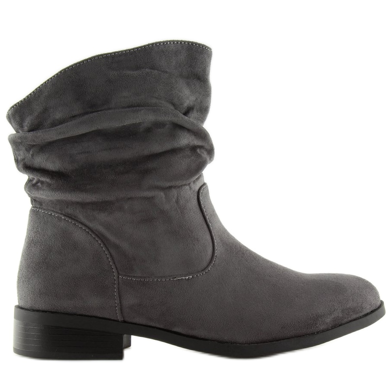 Gris Bottes femme grises 1126-PA Gris