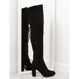 Bottines noires à talons B34H-HB