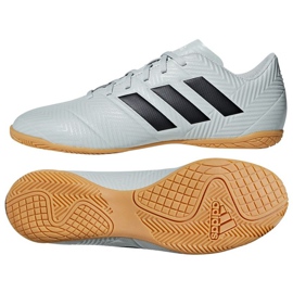 Chaussures de foot Adidas Nemeziz Tango 18.4 blanc