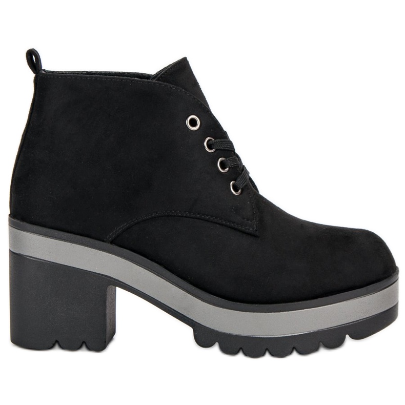 Bottes légères à talons hauts le noir