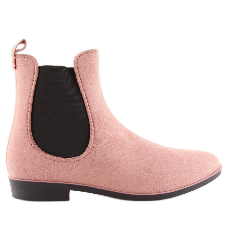 Rose D61 Bottines Jodhpur roses pour femme