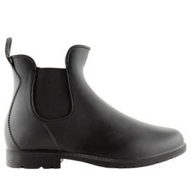 Bottines Jodhpur noires D67 Noir