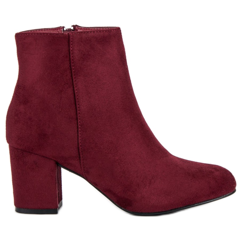 Mannika Bottines en daim sur le poteau rouge