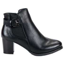 J. Star Bottes élégantes pour femmes le noir