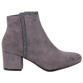 Comer Bottines grises à talons