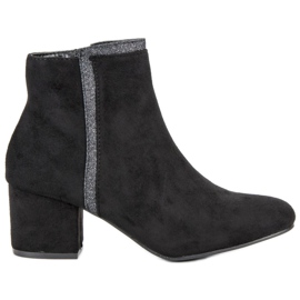 Comer Bottes noires à talons hauts le noir