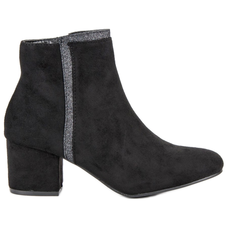 Comer Bottes noires à talons hauts le noir