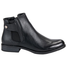 J. Star Bottines Chelsea classiques noir