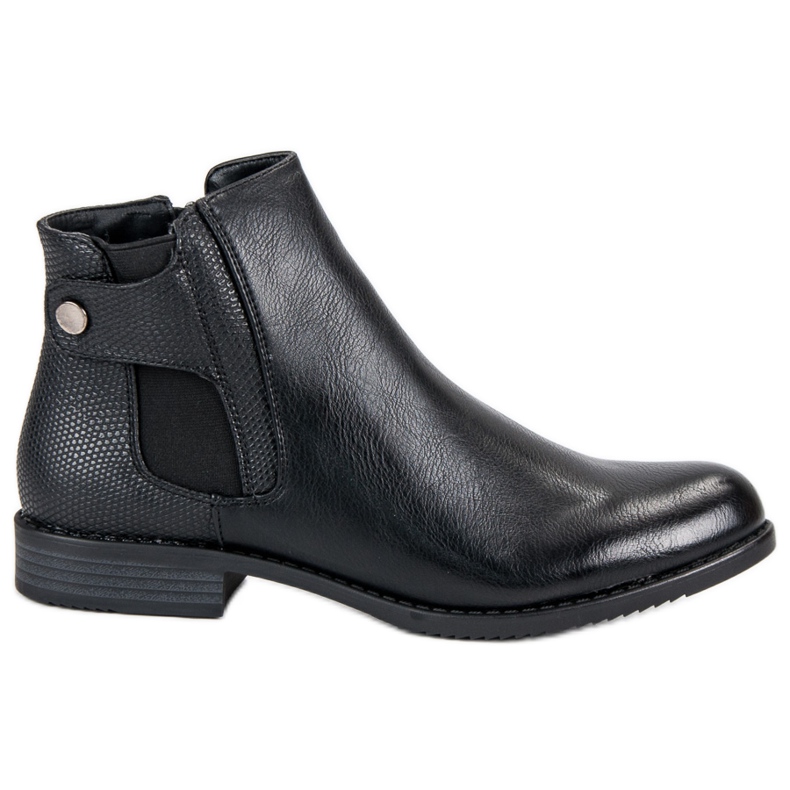 J. Star Bottines Chelsea classiques le noir