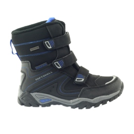 American Club Boots softshell noires à membrane 1809 bleu
