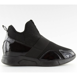 Chaussures à talon compensé NB227P noires