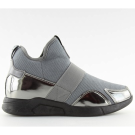 Gris NB227P Chaussures compensées grises