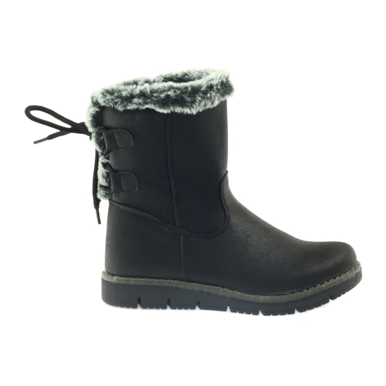 American Club Bottes hautes américaines d'hiver avec de l'étain le noir