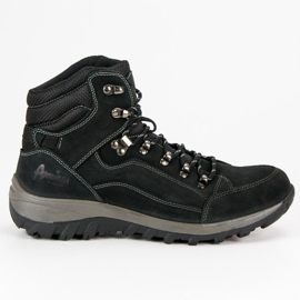 American Club Cuir américain trekking noir