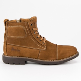 American Club Bottes américaines décontractées brun