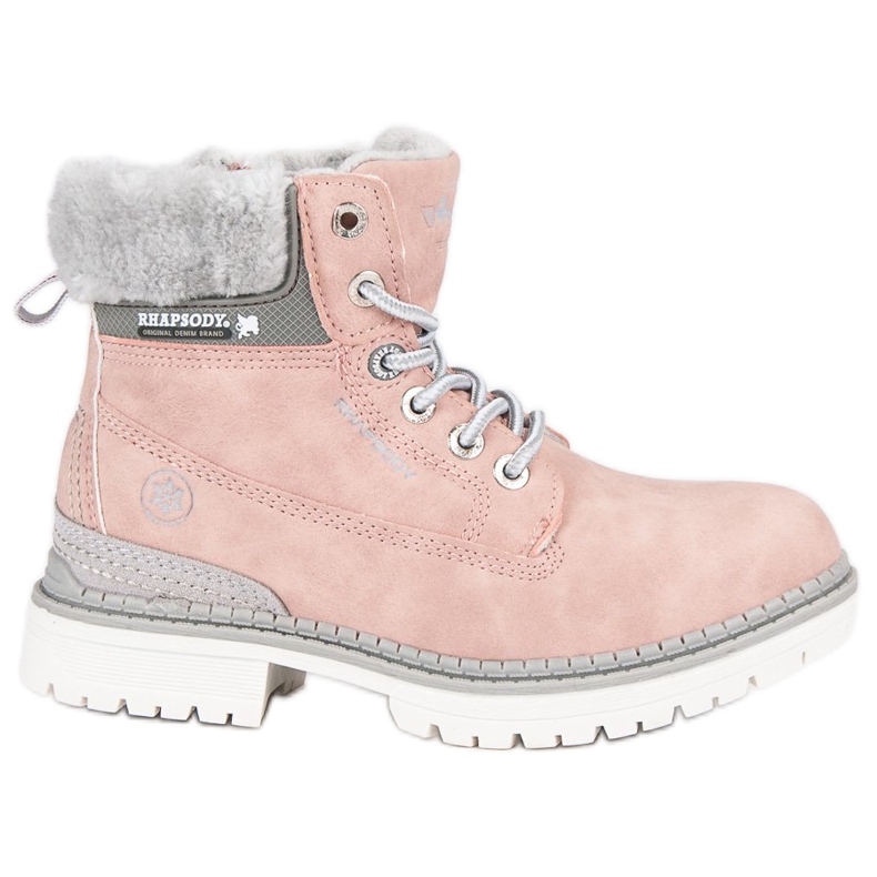 American Club Trappeurs américains pour filles rose