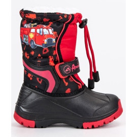 American Club Wellies américains chauds noir