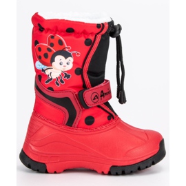American Club Wellies américains chauds rouge American Club Wellies américains chauds rouge