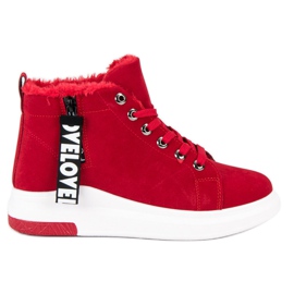 Baskets chaudes rouge