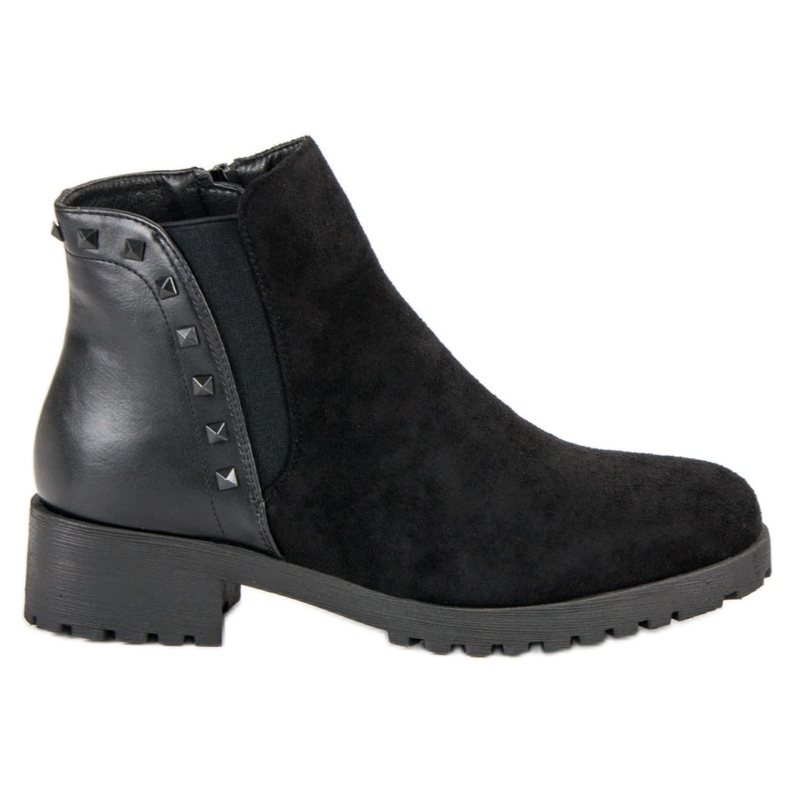 Lovery Bottes décontractées le noir