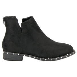 Bottines à fermeture éclair VICES noir