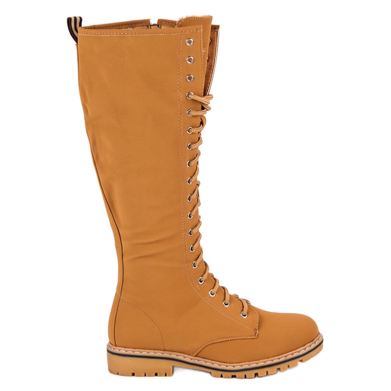 Seastar Bottes à lacets pour femmes brun
