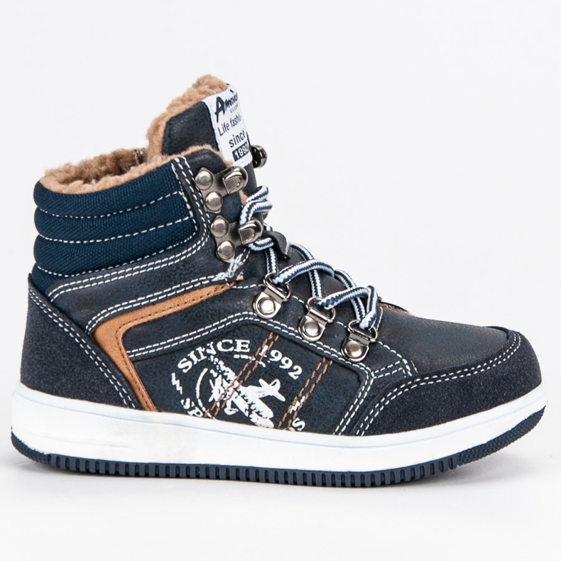 American Club Chaussures de sport américaines isolées bleu