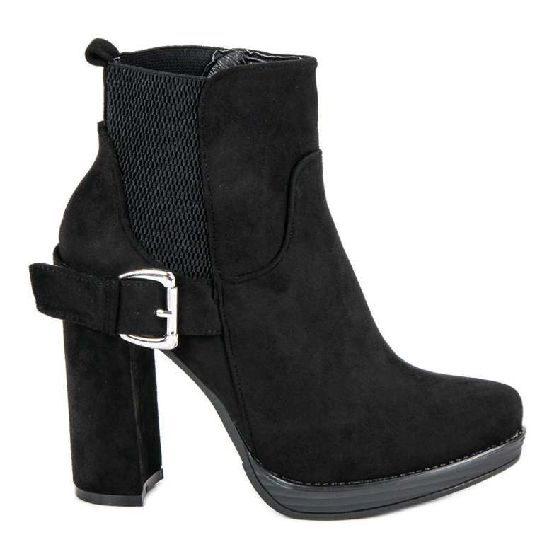 Seastar Bottes sexy sur le poste le noir