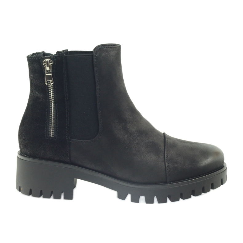 Bottes d'hiver noires Filippo 474 pour femmes d'hiver le noir