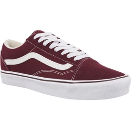 Vans Old Skool Lite - Port en toile de daim R2K rouge