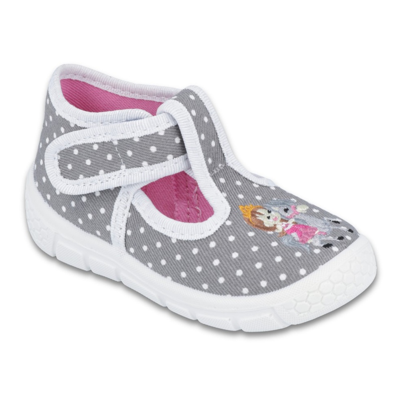 Befado chaussures pour enfants miel pu 531P006 blanche gris