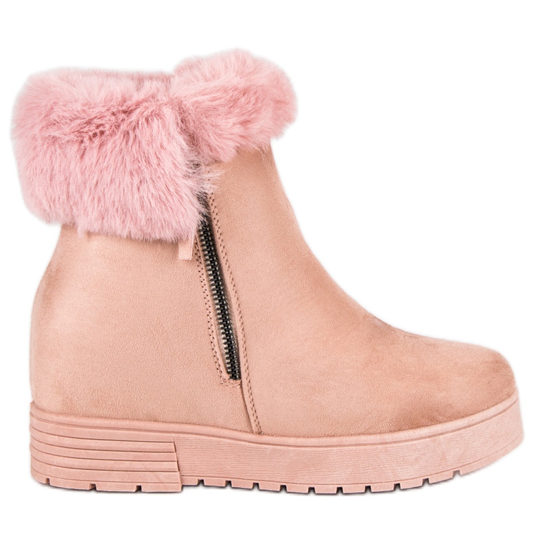 Lucky Shoes Bottines roses