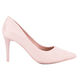 Talons en daim rose Talons en daim rose
