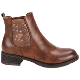 Kayla Bottines chelsea marron brun