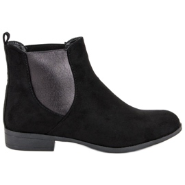 Bestelle Bottines Chelsea élégantes noir