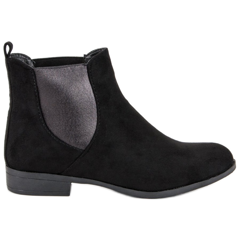 Bestelle Bottines Chelsea élégantes le noir Bestelle Bottines Chelsea élégantes le noir