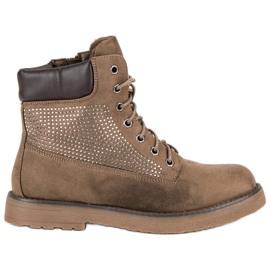 Bestelle Bottes de randonnée marron brun Bestelle Bottes de randonnée marron brun