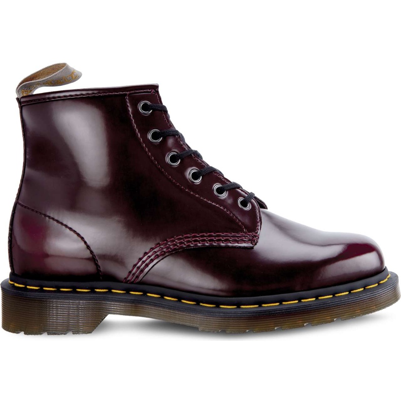 Dr. Martens Vegan 101, pinceau Cambridge rouge cerise multicolore