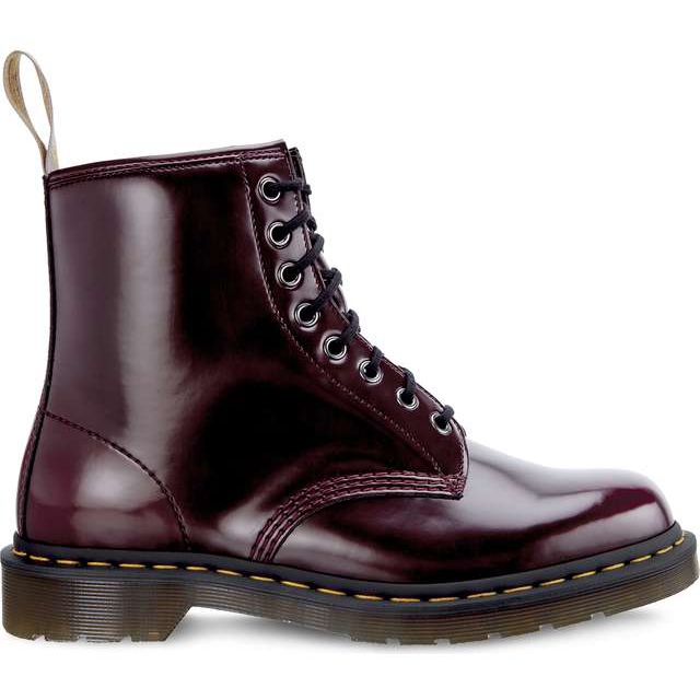 Dr. Martens Vegan 1460 cerise rouge Cambridge Brush