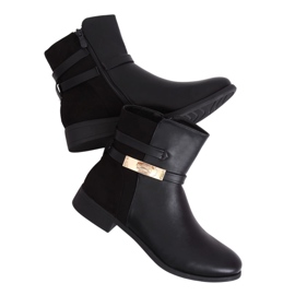 Bottes noires pour femmes noires VQ6-5 Noir le noir