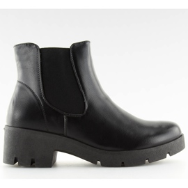 Bottes pour dames chaussures Jodhpur noir 9996-3 noir le noir