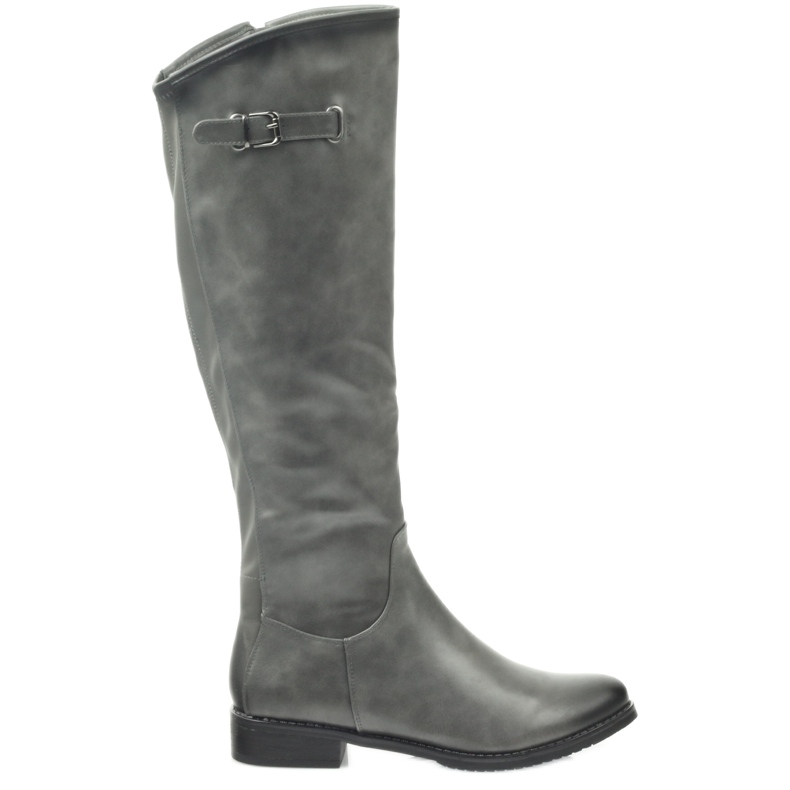 M.Daszyński Bottes Officiers Daszyński SA131 gris