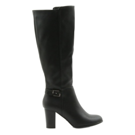 Bottines sur le poteau Sergio leone noir