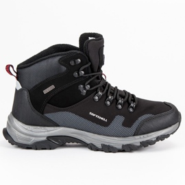 American Club Trappeurs américains de softshell noir