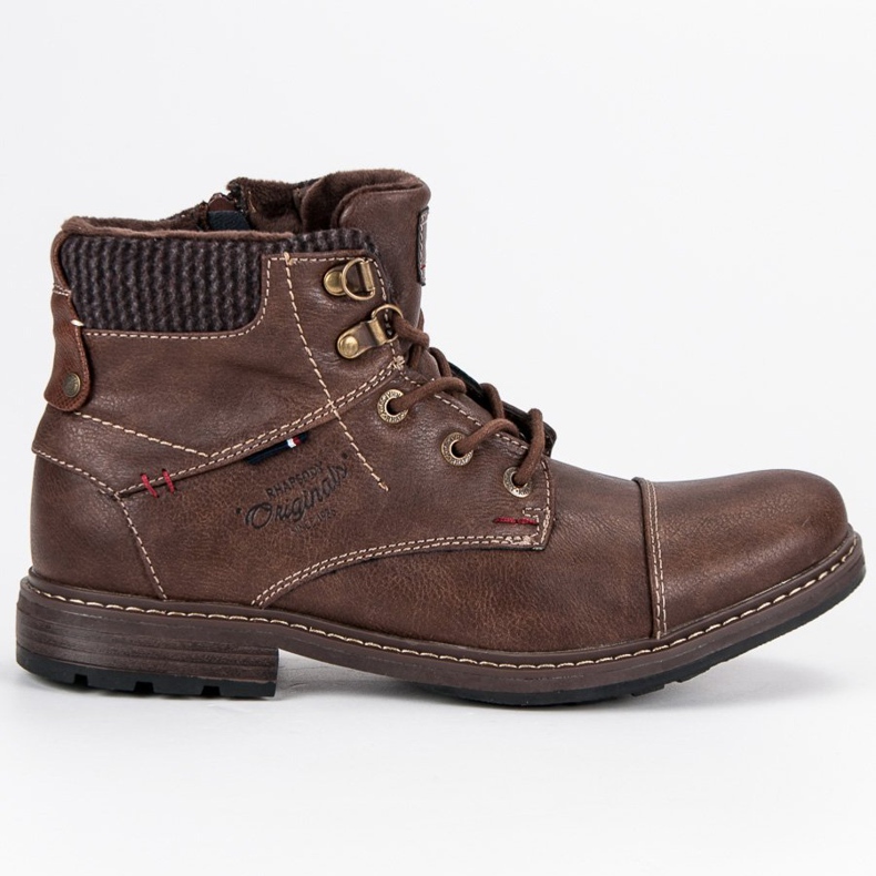 American Club Bottes américaines confortables brun American Club Bottes américaines confortables brun