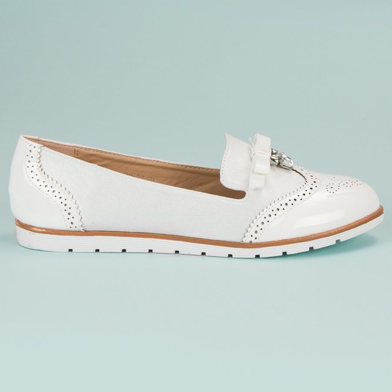 Super Me Mocassins blancs blanche Super Me Mocassins blancs blanche